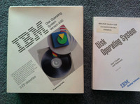 DOS 4.0, coded in assembler, delivered on 5.25" diskettes