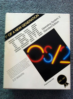OS/2 1.0, 1987, historic times in operating system software with IBM and Microsoft, DOS, Windows, and OS/2